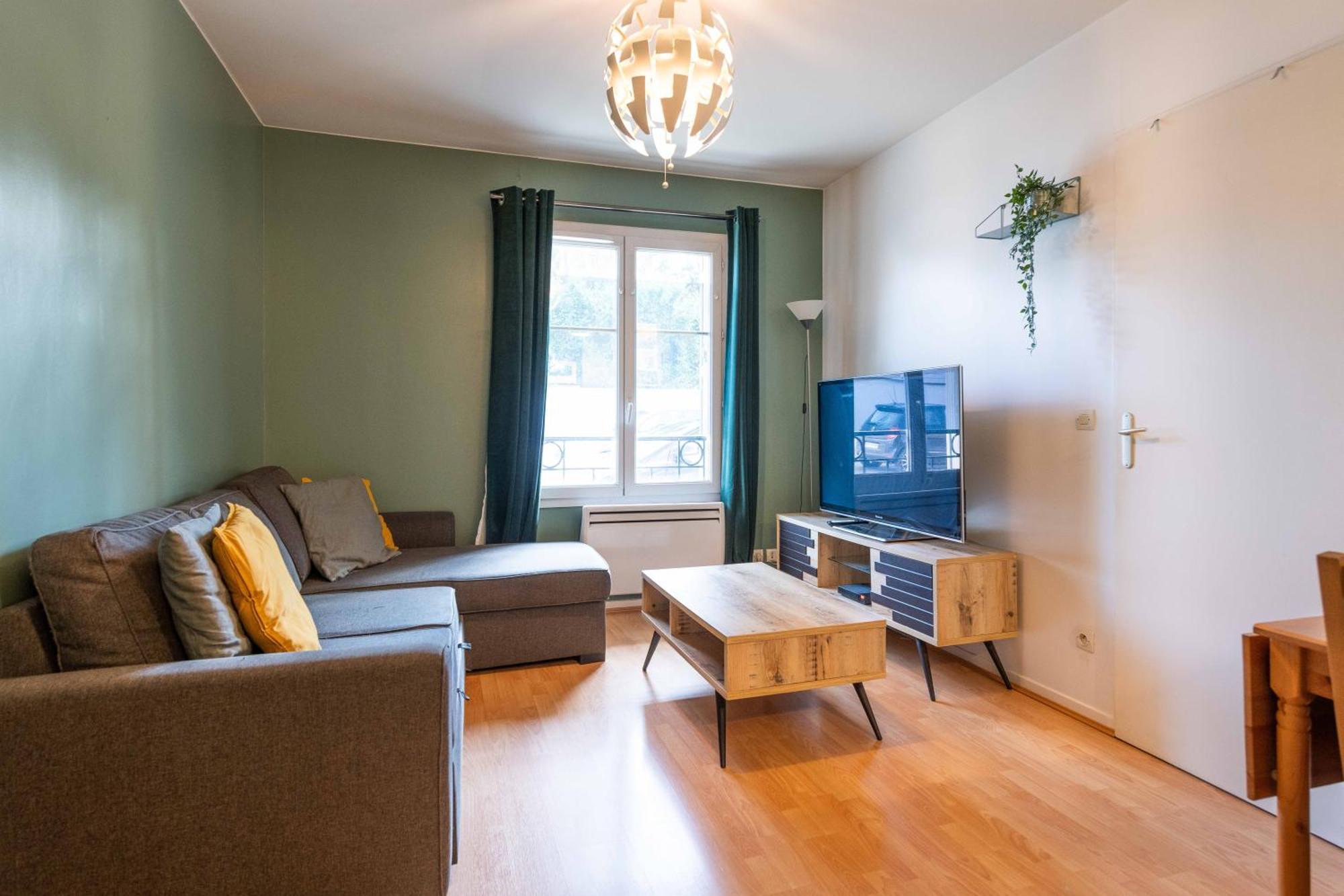 Apartment F2 Colore Et Confortable Proche Disney+wifi *